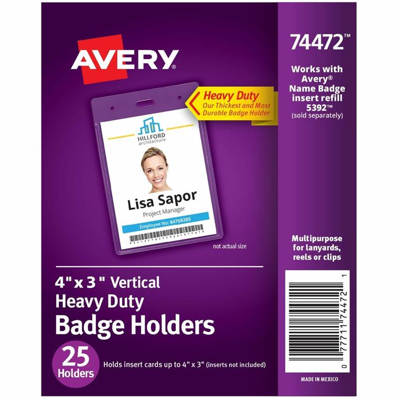 Image Heavy-duty badge holders