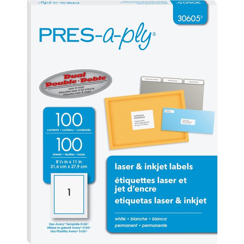 Image Labels Compatible Laser, Inkjet, Copiers