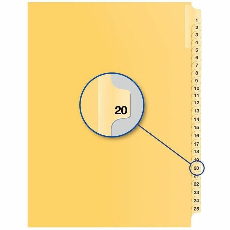 Image Quest Numerical Litigation Index Dividers
