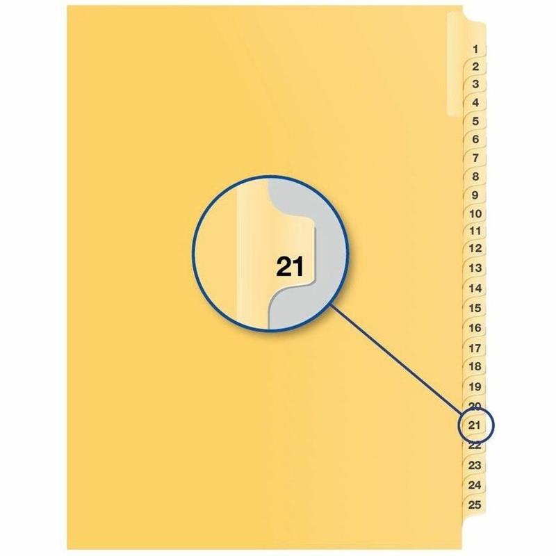 Image Quest Numerical Litigation Index Dividers