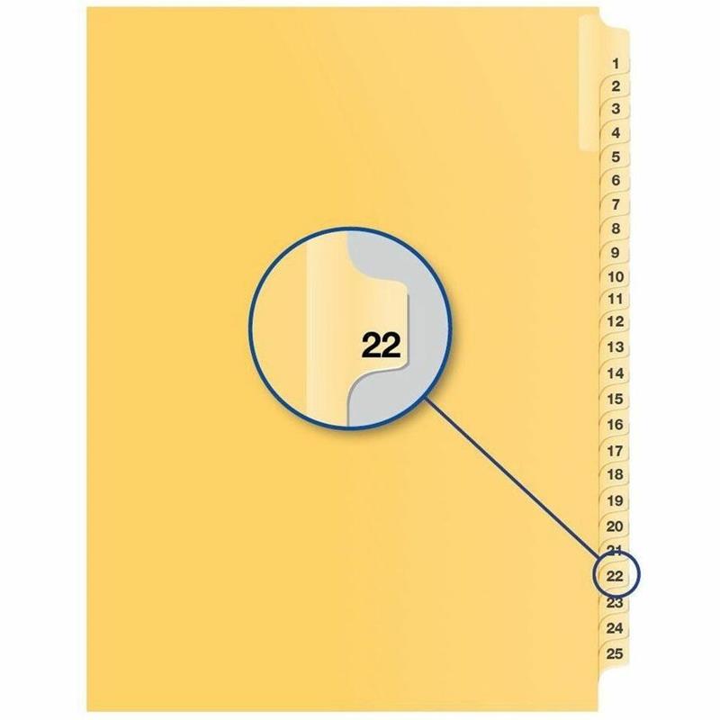 Image Quest Numerical Litigation Index Dividers