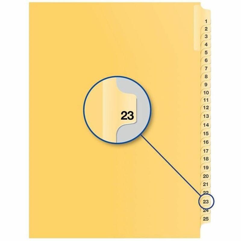 Image Quest Numerical Litigation Index Dividers