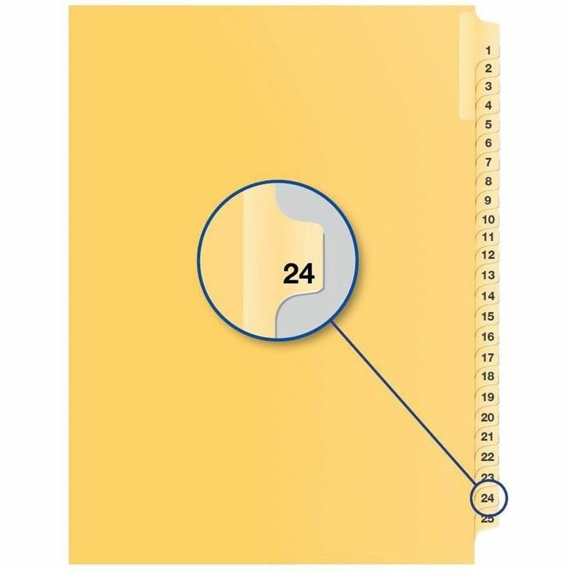 Image Quest Numerical Litigation Index Dividers