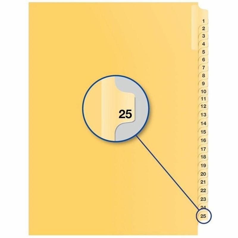Image Quest Numerical Litigation Index Dividers