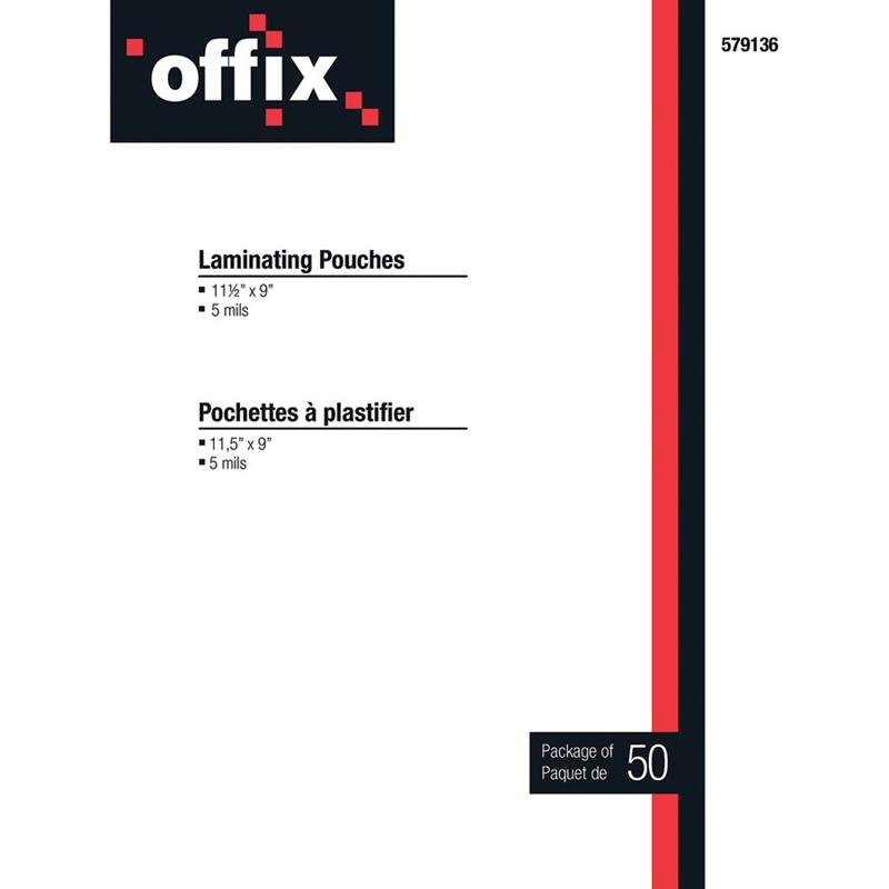 Image Offix® Laminating Pouches
